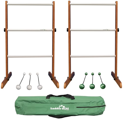 Image of Ladder Golf - Tournament Edition Double Ladder Ball Game - Official Brand Game