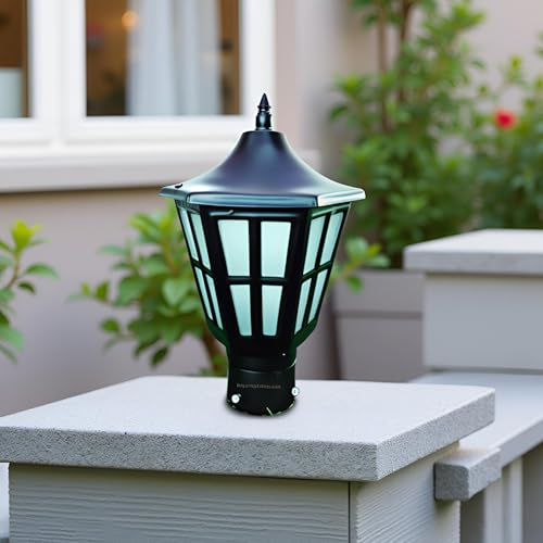 Image of BrighLyt Outdoor Gate Light & Garden Lamp - Waterproof LED Pillar Light for Main Entrance, Balcony & Pathway (GL09, Pack of 1)