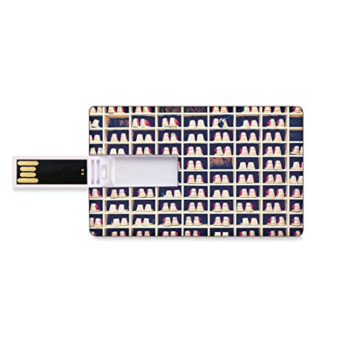8 GB Chiavette USB Flash Decorazioni per feste da bowling Archiviazione su Memory Stick del disco U della chiave di affari della forma della carta di credito Collezione di scarpe da bowling nel loro r