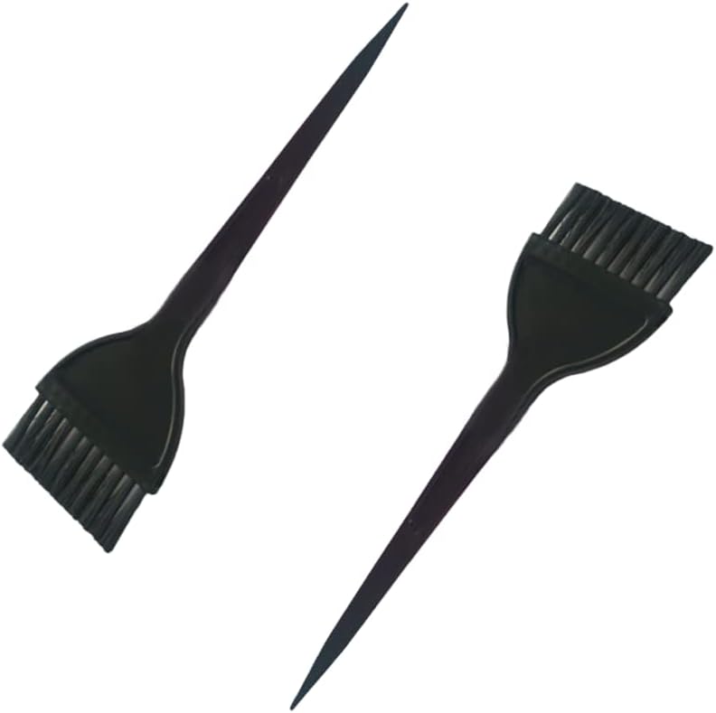 Hair Coloring Brush, 2 Pieces Hair Coloring Brushes, Hair Dye Brush, Dyeing Tools, for DIY hair dyeing in salon and at home（20cm x 6cm)