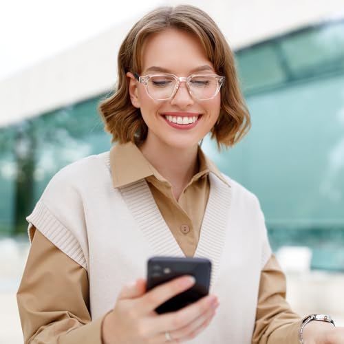 Image of Dollger Blue Light Glasses for Women Men Computer Glasses Square Blue Light Blocking Glasses