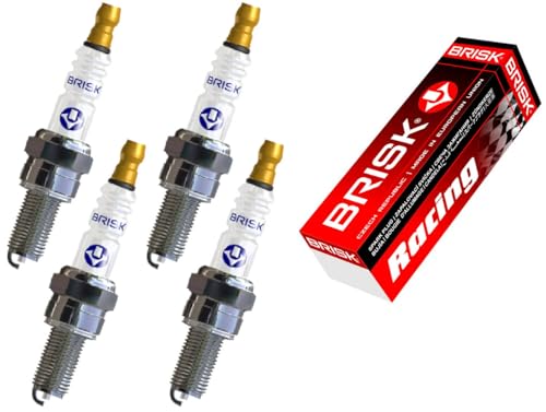 Brisk - Silver Racing rr15ys-1 1723 bujías de Encendido lpg cng autogas, 4 Piezas