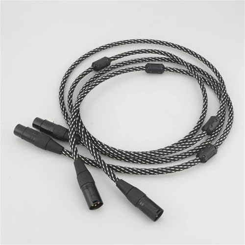 Cable balanceado de audio XLR 0.5M con conductor cobre 5N miniatura 4