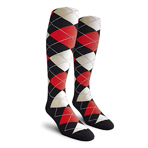 Colorful Knee High Argyle Cotton Socks For Men Women and Youth (4A- 4Z)