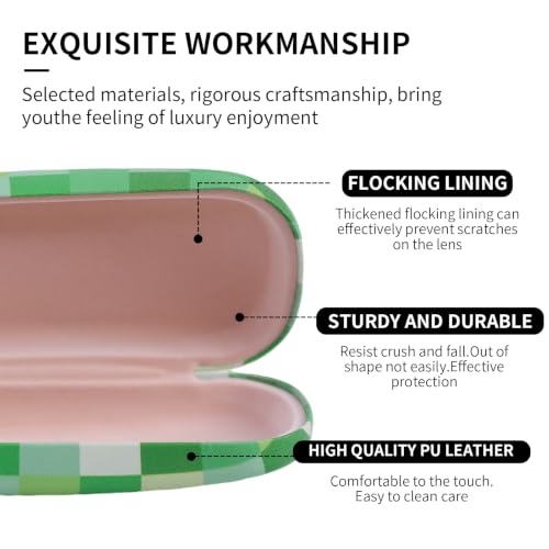 Image of PERFECTSIGHT Hard Shell Eyeglasses Case, Kawaii Protective Glasses Case for Kids, Cute Eyeglass Case for Women Men Girls