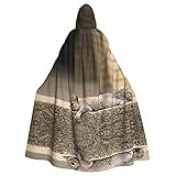 Ajustement parfait : taille unique, 147 cm de long et 38 cm de hauteur pour les chapeaux. La cape est conçue pour fournir un ajustement confortable et flatteur pour les adultes, garantissant un look sans couture pour votre costume.