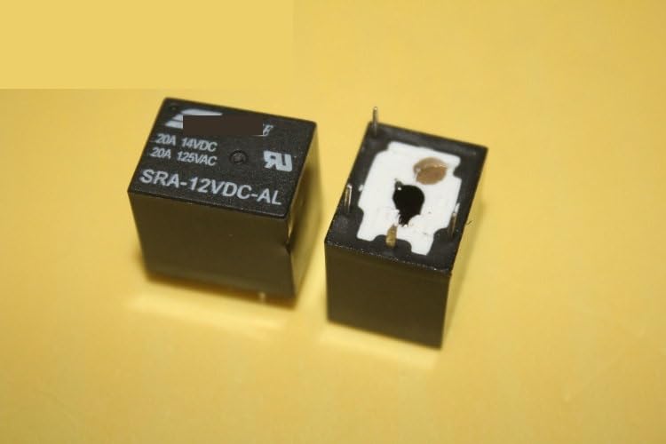 Relais de commutation automobile SRA-12VDC-AL 20A boîtier T78 miniature