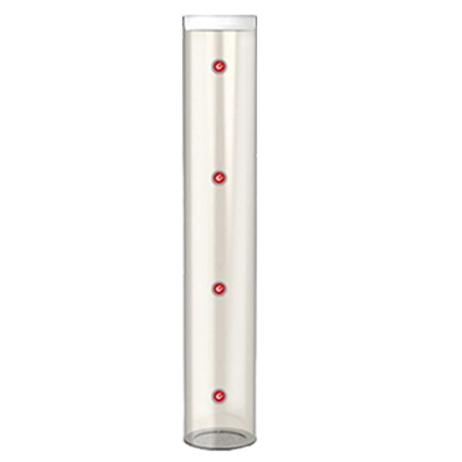 Badminton Volant Tube - Custodia Compatta, Tubo Rigido Magnetico | Accessorio Funzionale Per La Conservazione Sicuro Di Piume Di Badminton Durante Le Palestre, Corsi Di Educazione