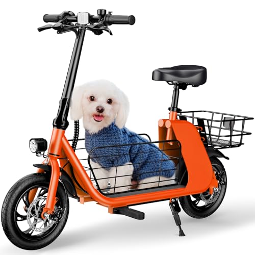 Electric Scooter Seat & Pet Basket, 12.5