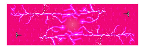 White Water Archery Pink Lightning Bolt Storm Solid Stabilizer Wrap Protection Choose Length Width 9, 3.25