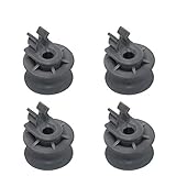 Sikawai 4581DD3002A Upper Dishrack Roller Assembly for LG Ken-more Dishwasher -4 Pack