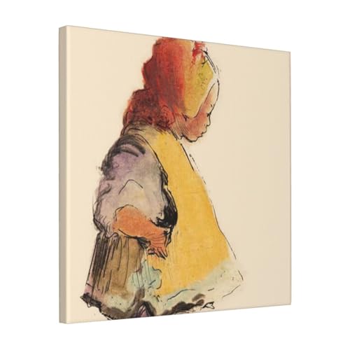 絵画 フレーム装飾画 ヘレンハイト A Native Daughter キャンバスアート アートパネル 壁画 壁掛け 絵 モダンアート 版画 壁飾り 世界の名画 ポスター 40x40cm