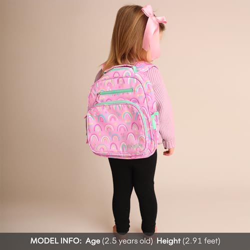 mibasies Toddler Backpack for Girls and Boys, Ideal kids backpack for Preschool, Kindergarten and Daycare, Perfect Size for School