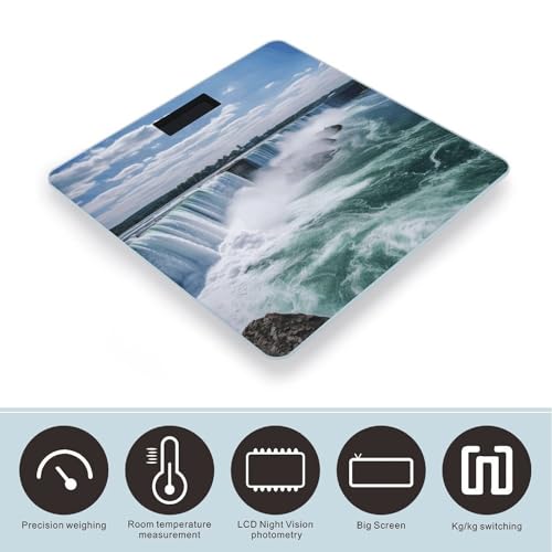 Báscula Digital Niagara Falls con Pantalla LCD Grande miniatura 3