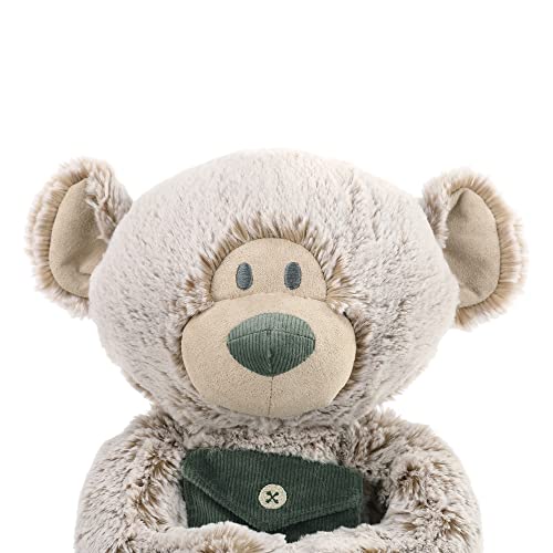 DEMDACO Pocket Prayer Teddy Bear Soft Grey 16 inch Plush Fabric Stuffed Animal Toy - Image 6