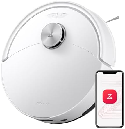 roborock Q10 S5 Robot Aspirateur Laveur, 10000 Pa Aspiration, Dou...