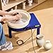 VEVOR 14in Pottery Wheel for Adults Beginners, 0-6in Height-Adjustable, 450W Pottery Forming Machine 60-300RPM Electric Ceramic Wheel, Blue