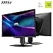MSI MAG 274QPF X30MV 27-inch 2560 x 1440 (QHD) Gaming Monitor, 300Hz, Adaptive-Synch, HDMI, DisplayPort, VESA Mountable, Tilt, Height Adjustable, Speaker, 0.5ms, Black
