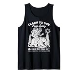 Yellowstone National Park Bear Spray Funny Hiking Camping Tank Top