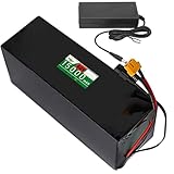 WILLQR 48 Volts 15Ah Electric Bicycle Battery 48V 15000mAH Lithium Battery Pack Inside Li-ion Battery with Charger for 0-750W Electric Scooter Motor,Xt60,48V15Ah