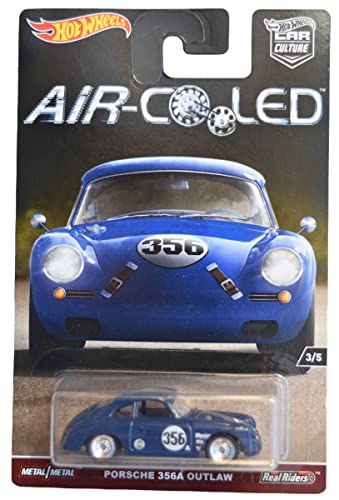 Hot Wheels Porsche 356A Outlaw, [Blue] Air Cooled 3/5