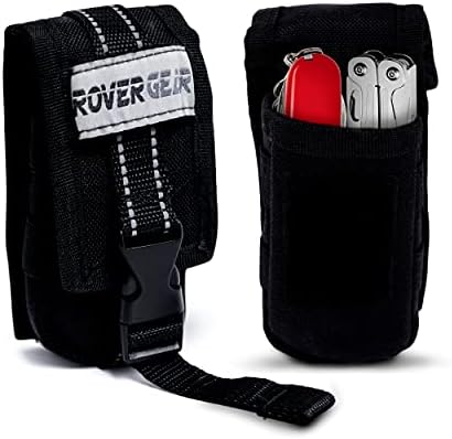 Rover Gear Dual Multi-Tool Sheath | Holds Two Multi-Tools or Folding Knives | Molle Compatible | Belt Holster | Lightweight, Durable Pouch