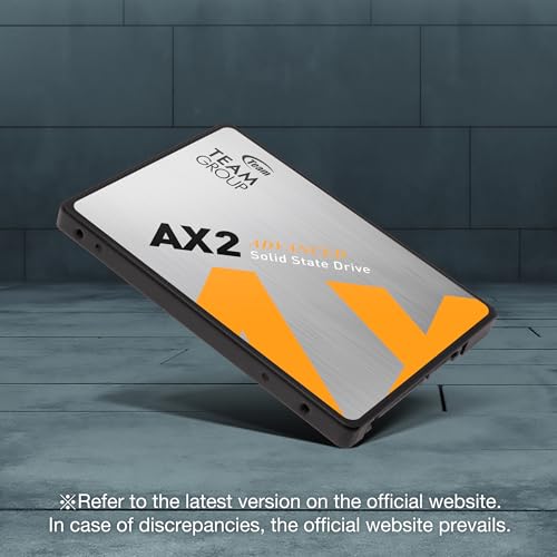 TEAMGROUP AX2 1TB 3D NAND TLC 2.5 Inch SATA III Internal Solid State Drive SSD (Read Speed up to 540 MB/s) Compatible with Laptop & PC Desktop T253A3001T0C101 - Image 4