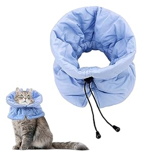 Cat Cone Collar, Adjustable Cat Recovery Collar Lightweight Waterproof Protective Cat Collar Soft Pet Recovery Collar Prevent Dogs Cats from Licking Wounds (S) Cat Cone Collar Adjustable Cat Recovery Collar Lightweight Waterproof Protective Cat Collar Soft Pet Recovery Collar Prevent Dogs Cats from Licking Wounds S