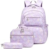 3ピース マーメイドバックパック 女の子用 バパ 小学校 中学校グ ブグ キッズ ランチボス付き