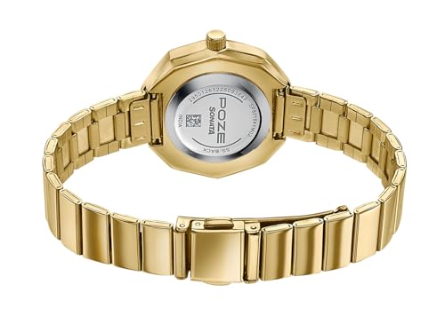 Image of Sonata Poze 9 with Quartz Analog with SS Cut fold Strap Watch for Women