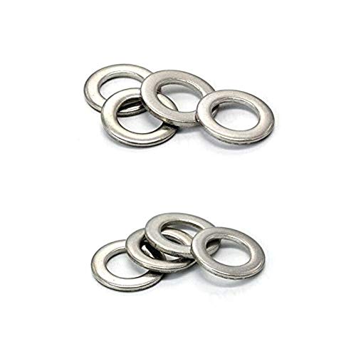 iMiMi Flat Washers 5PCS, Penny Washers Form C O Ring Fender Washer Stainless Steel for DIY Repairing -M6*11mm*1.6mm