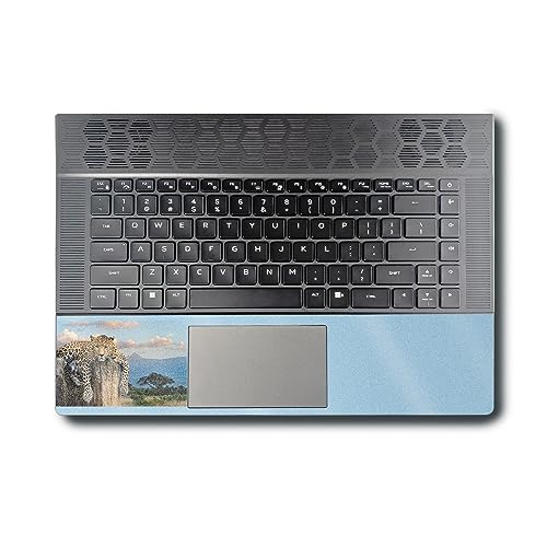 Image of MightySkins Glossy Glitter Skin Compatible with Alienware X16 R1 (2023) Full Wrap Kit - Chill Leopard | Protective, Durable High-Gloss Glitter Finish | Easy to Apply & Change Styles | Made in The USA