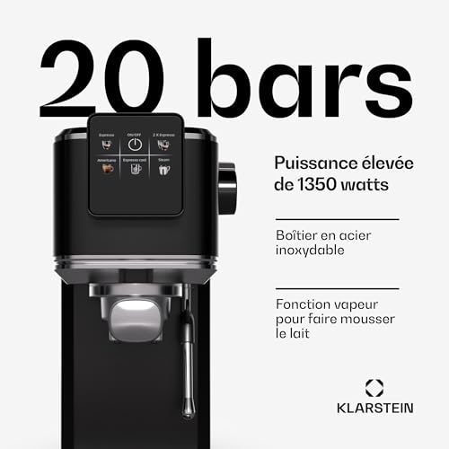 Steelpresso Slim Touch Espressomaschine Siebträger Touch display - vue 3
