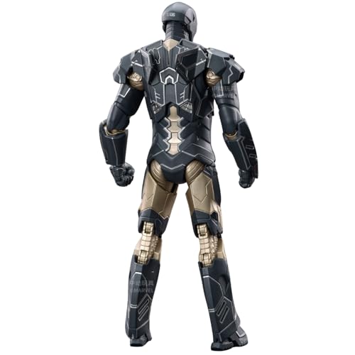 Image of ZD Toys Action Figure - 7 Inch Ironman 3 Mark 15 Sneaky Armor, 1 /10 Scale, Interchangeable Hands, Blades and Display Stand, Durable PVC, Ideal Gift, Ages 15+ Years