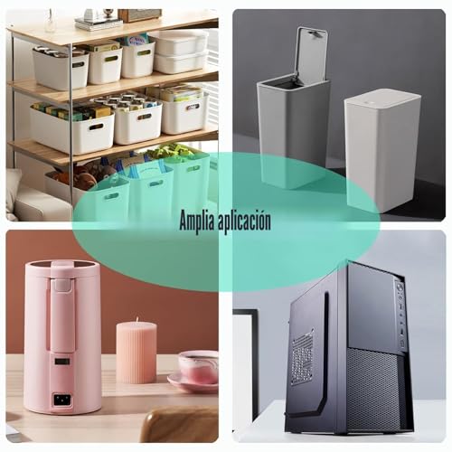 Miniatura 10 de Wenrescry 12 Ruedas Para Muebles,Ruedas De Bolas Para Muebles, Autoadhesivas, 360 , Universales Para Muebles Y Objetos Pesados, Ruedas Para Muebles Para Facilitar El Transporte, Material Abs Acero