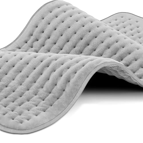 Image of ADDMAX Electric Heating Belt for Pain Relief | Orthopaedic Electric Heating Pad Lower Back Pain & Menstrual Period Cramps | Large Size | Heat Therapy Waist Wrap for Pain Relief of Back,Neck,Shoulder,Lumbar |Light Grey|