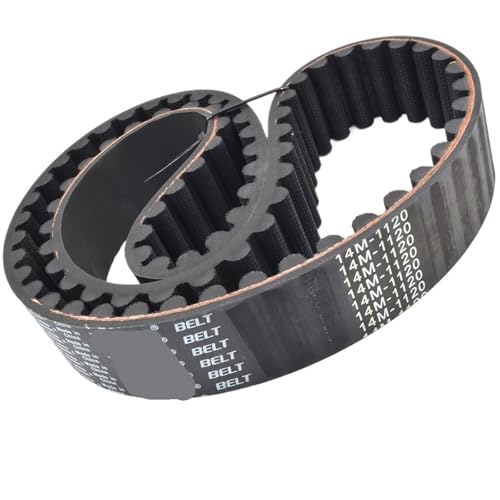 Courroie de distribution HTD 14M 1232mm pour transmission industrielle de pas 14mm