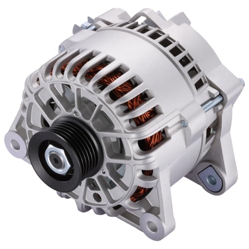 Image of BDFHYK 110A Alternator for Ford Focus 2.0L L4 2000-2004, 8260 | For Ford Focus 2003, 12V, Clockwise Rotation, 6-Groove, Internal Fan, Internal Regulator