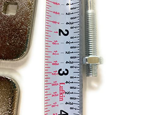 Image of Puck Lock with Hasp and Mounting Hardware, Round Padlock, Bolt on Security. Steel