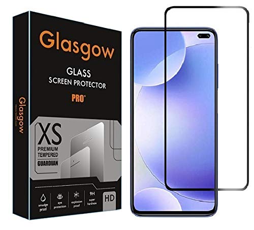 Glasgow premium edge to edge full screen coverage tempered glass screen protector for poco x2 [flexible] [gorilla] bubble free installation [screatch proof] [guard] - black (B084BSX23M) Amazon Price History, Amazon Price Tracker