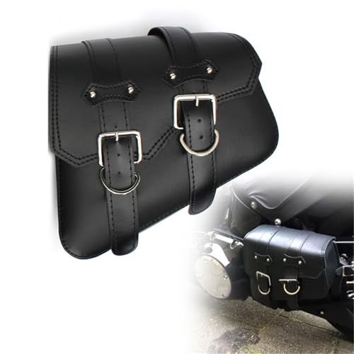 Borse Laterali Per Moto, Borsa Da Viaggio Nera In PU Per Kawasaki Per Vulcan W800