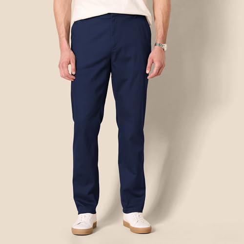 Image of Amazon Essentials Men's Slim-Fit Wrinkle-Resistant Flat-Front Stretch Chino Pant