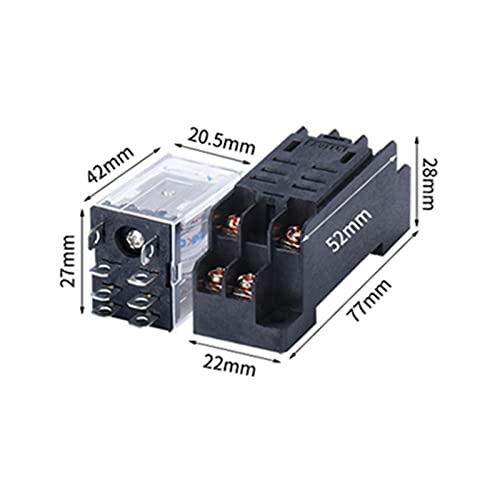Relé LY2NJ de 8 pines y 48V para cuadros eléctricos de control 3