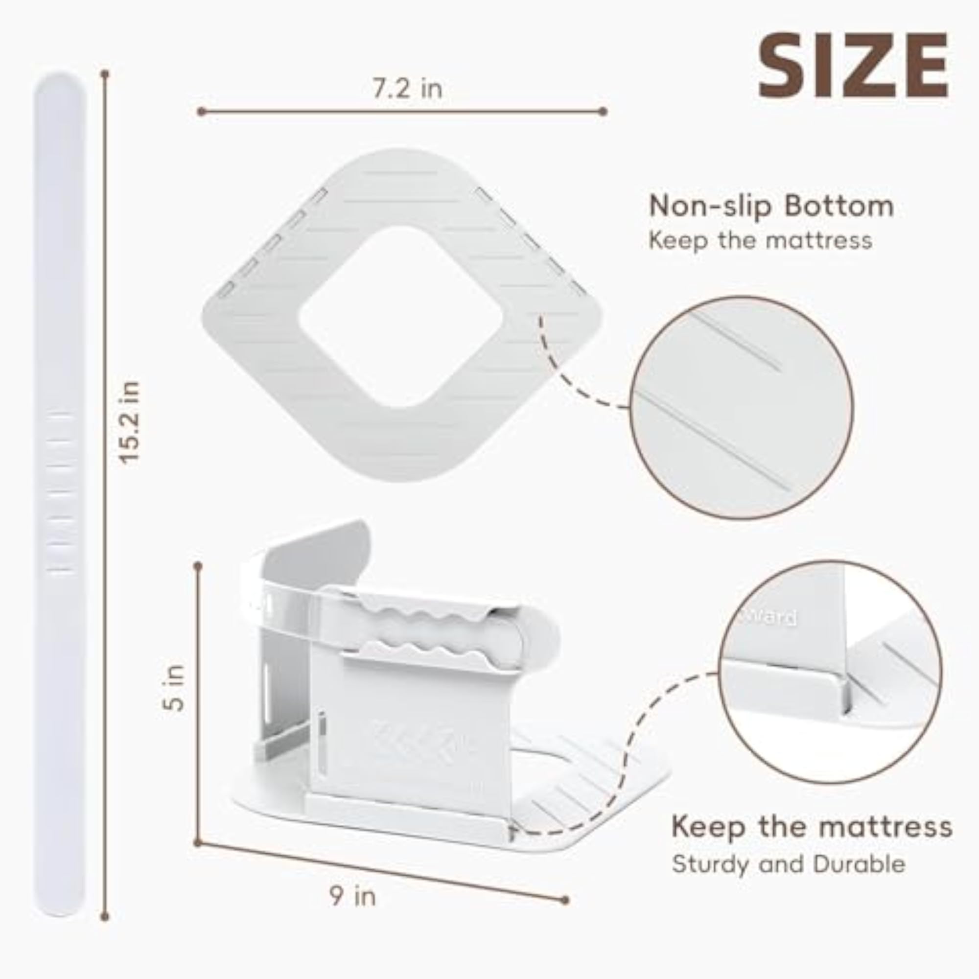 Bedsheet Holder with Lock Strips for Corners
