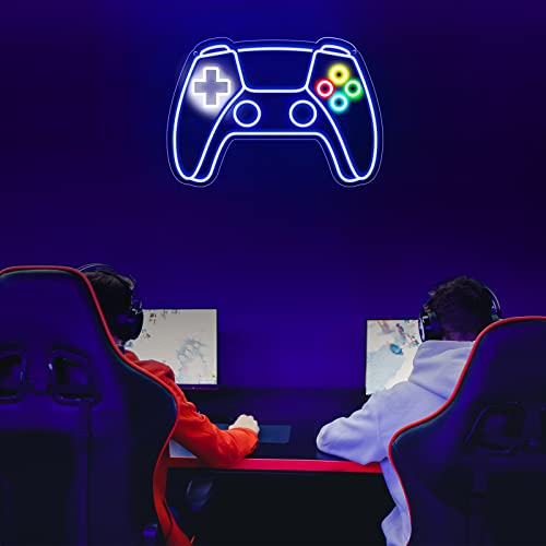 Ethereal Lomoer Gamer Neon Sign, Gamepad Shaped Led Neon Sign For Gamer Room Decor thumb #2