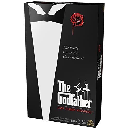 The Godfather, Last Family Standing Board Game Italian Film Fun Family Party Game Scary Movie Multiplayer Card Game, for Adults and Kids Ages 14 and up