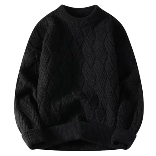 Suéter de punto de cuello redondo para hombre ZBDZSW casual