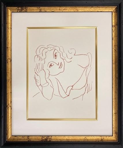 Amazon.co.jp: ≪ アンリマティス ≫ リトグラフ石版画 RONSARD-III 