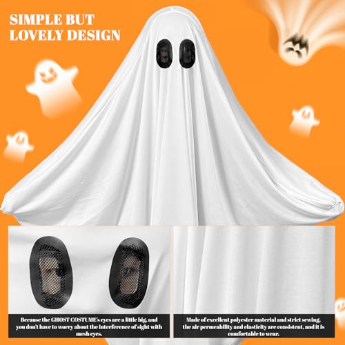 Disfraz de Fantasma Unisex para Niños Talla S 3-4 años miniatura 3