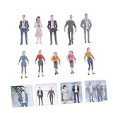 Zug-layout-figuren – aus kunststoff, langlebig und praktisch für den dauerhaften einsatz, miniaturmodelle